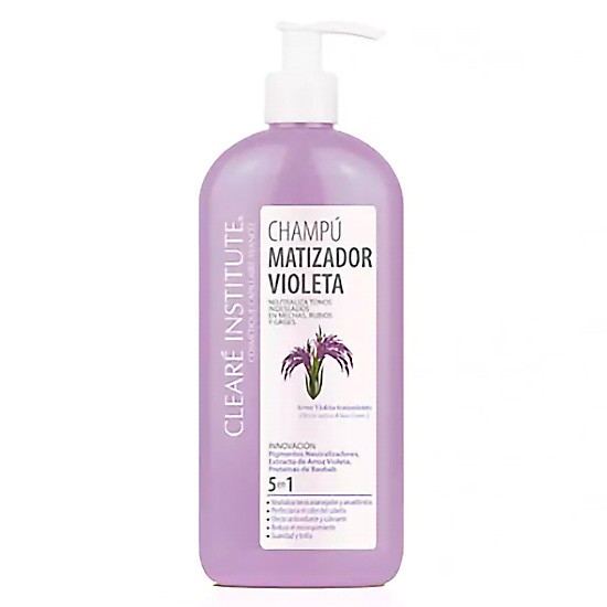 Cleare champú violeta matizador 400ml Imagen de Cleare champú violeta matizador 400ml