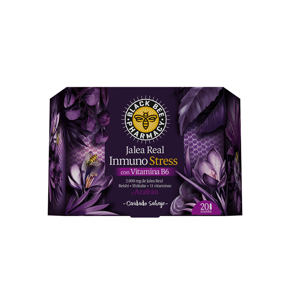 Black Bee Jalea real inmuno stress 20V Imagen de Black Bee Jalea real inmuno stress 20V