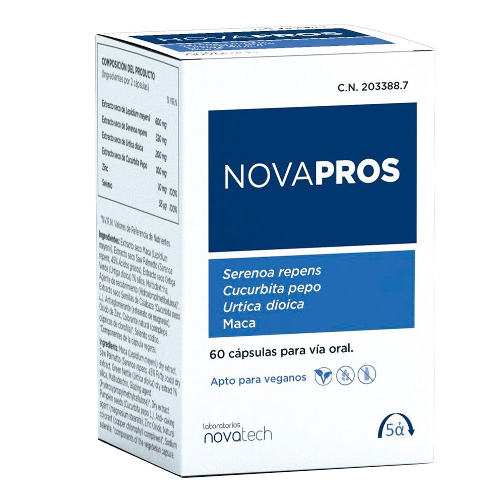 Novatech Novapros 60 cápsulas Imagen de Novatech Novapros 60 cápsulas