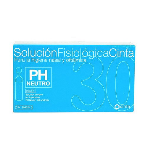 SOLUCION FISIOLOGICA 30 UNIDOSIS CINFA Imagen de SOLUCION FISIOLOGICA 30 UNIDOSIS CINFA