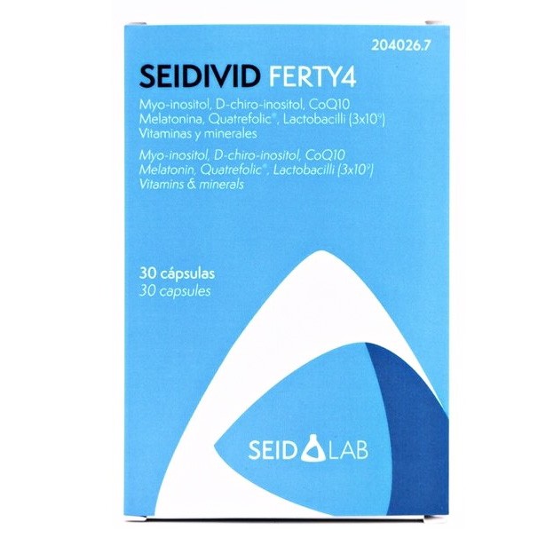 Seidivid Ferty4 30 cápsulas Imagen de Seidivid Ferty4 30 cápsulas
