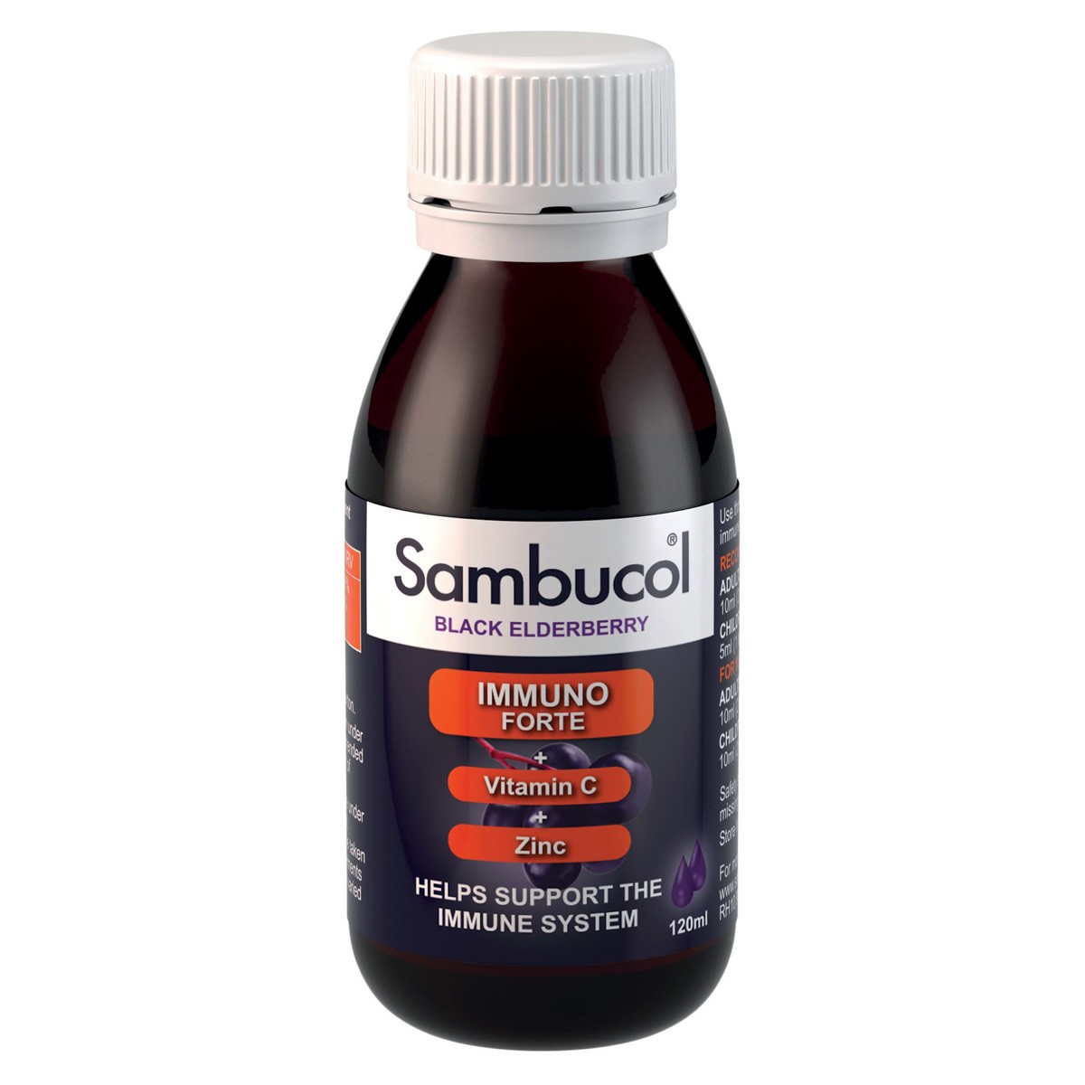 Sambucol immuno forte jarabe 120ml Imagen de Sambucol immuno forte jarabe 120ml
