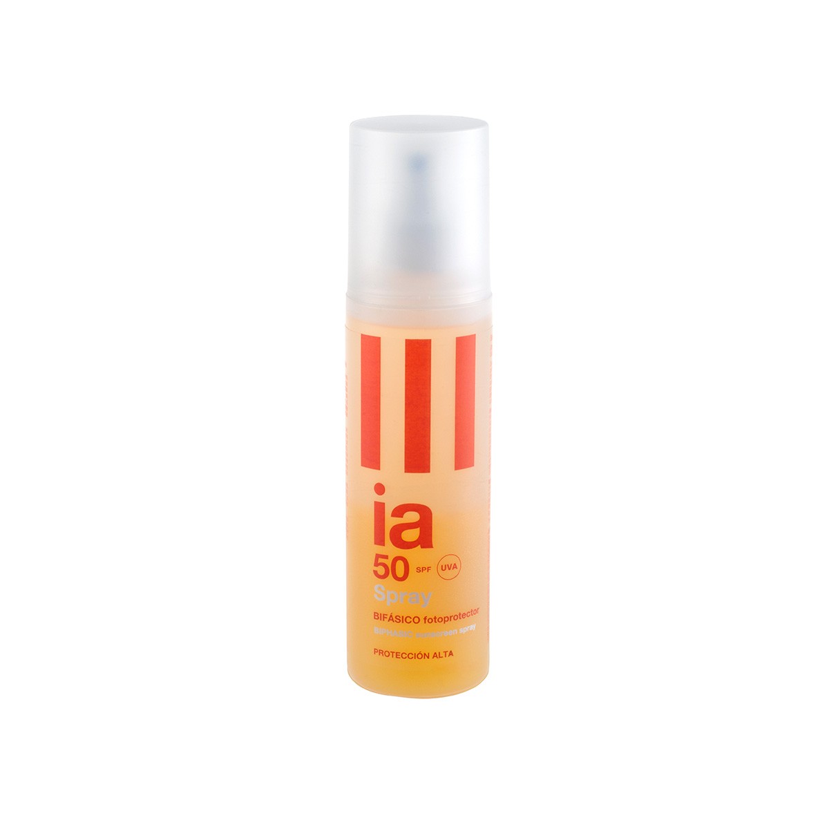 Interapothek spray bifásico fotoprotector spf50 200ml Imagen de Interapothek spray bifásico fotoprotector spf50 200ml