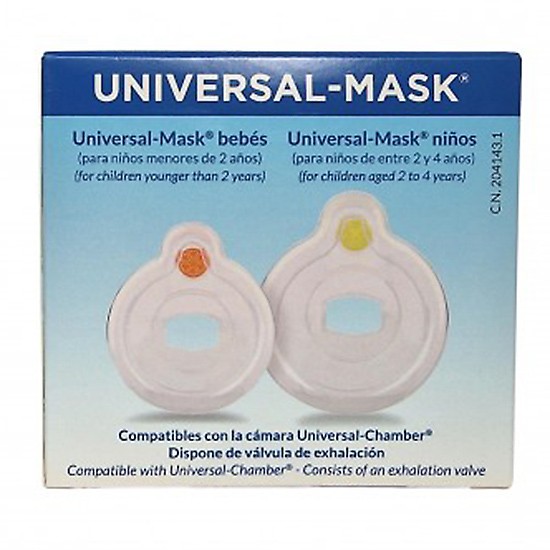 Universal Mask mascarilla bebé + niño 2u Imagen de Universal Mask mascarilla bebé + niño 2u
