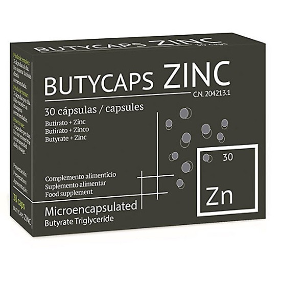 Elie Health Butycaps zinc 30 cápsulas Imagen de Elie Health Butycaps zinc 30 cápsulas