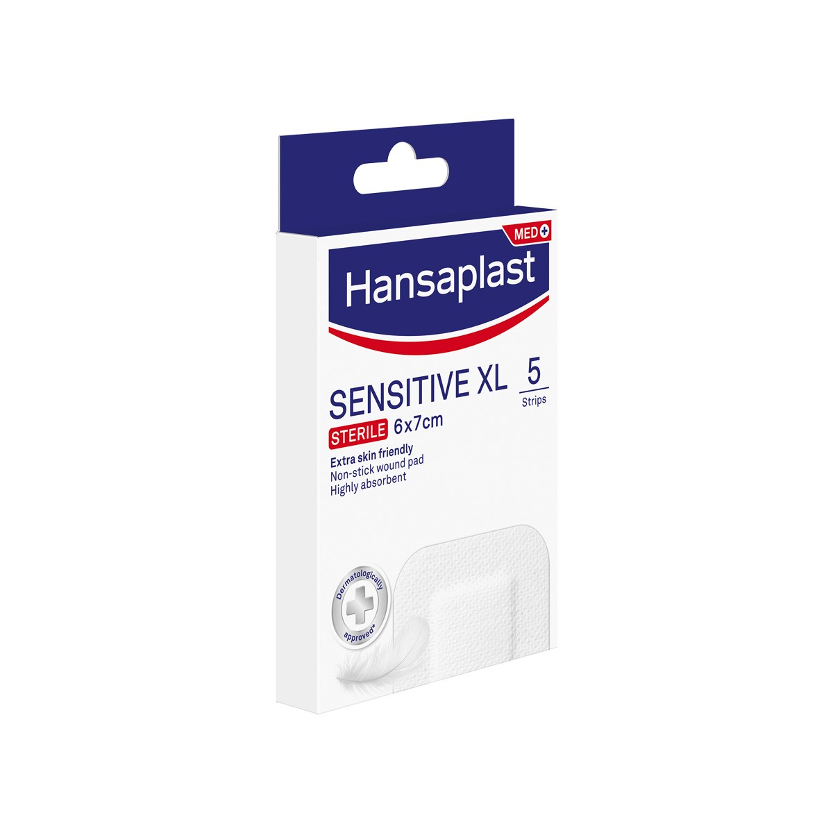 Hansaplast Sensitive apósito talla XL 5u Imagen de Hansaplast Sensitive apósito talla XL 5u