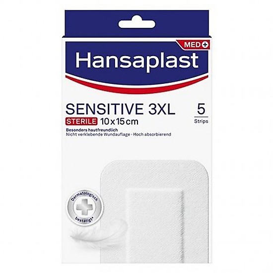 Hansaplast Sensitive 3XL 5u Imagen de Hansaplast Sensitive 3XL 5u