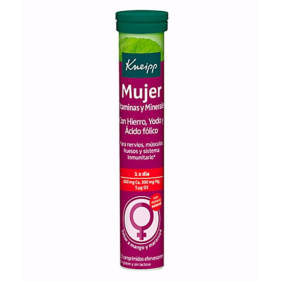 Kneipp Mujer Vitaminas y Minerales 15 comprimidos Imagen de Kneipp Mujer Vitaminas y Minerales 15 comprimidos