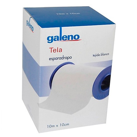 Galeno esparadrapo de tela blanco 10mx10cm 1u Imagen de Galeno esparadrapo de tela blanco 10mx10cm 1u
