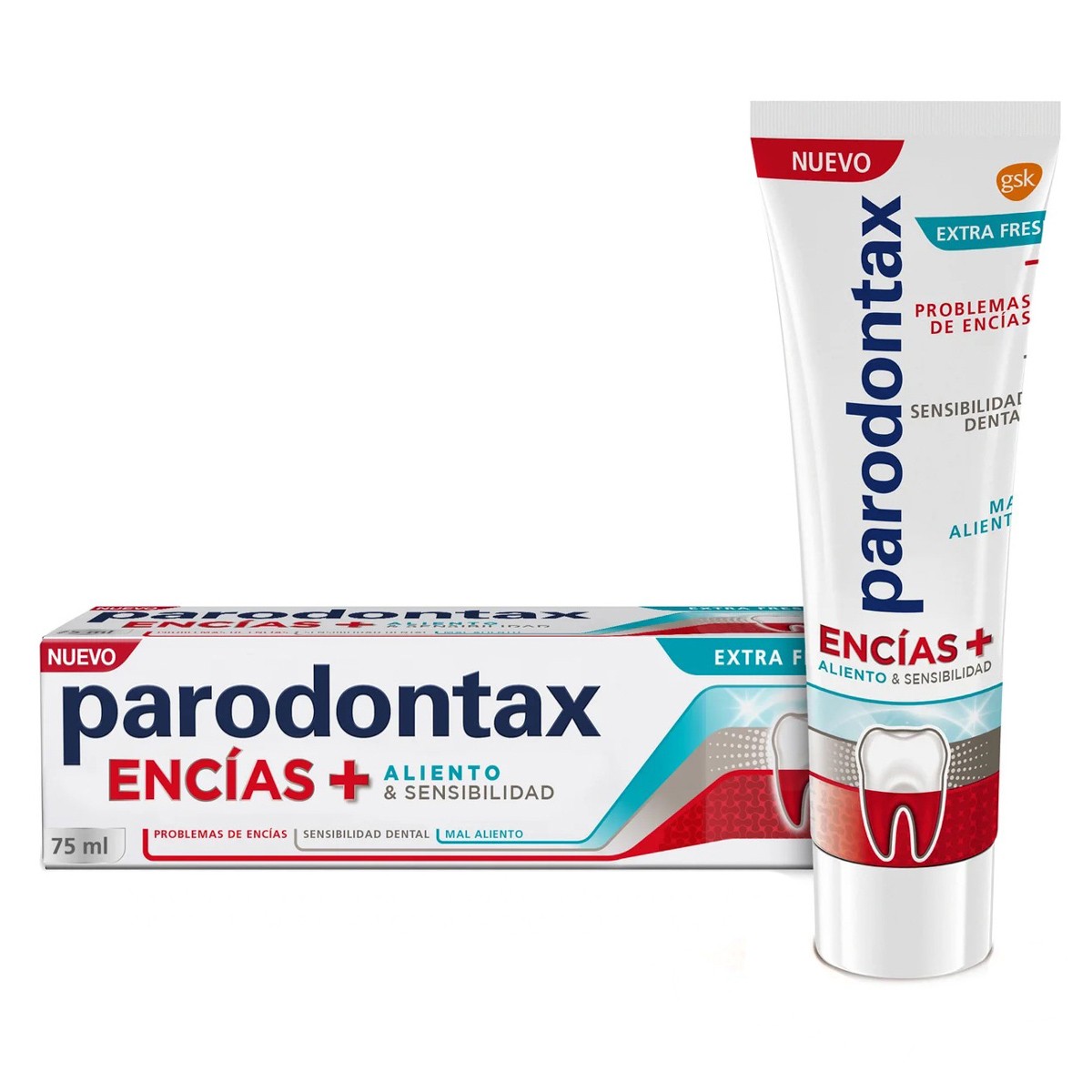 Parodontax encías + aliento y sensibilidad pasta dentrífica 75ml Imagen de Parodontax encías + aliento y sensibilidad pasta dentrífica 75ml