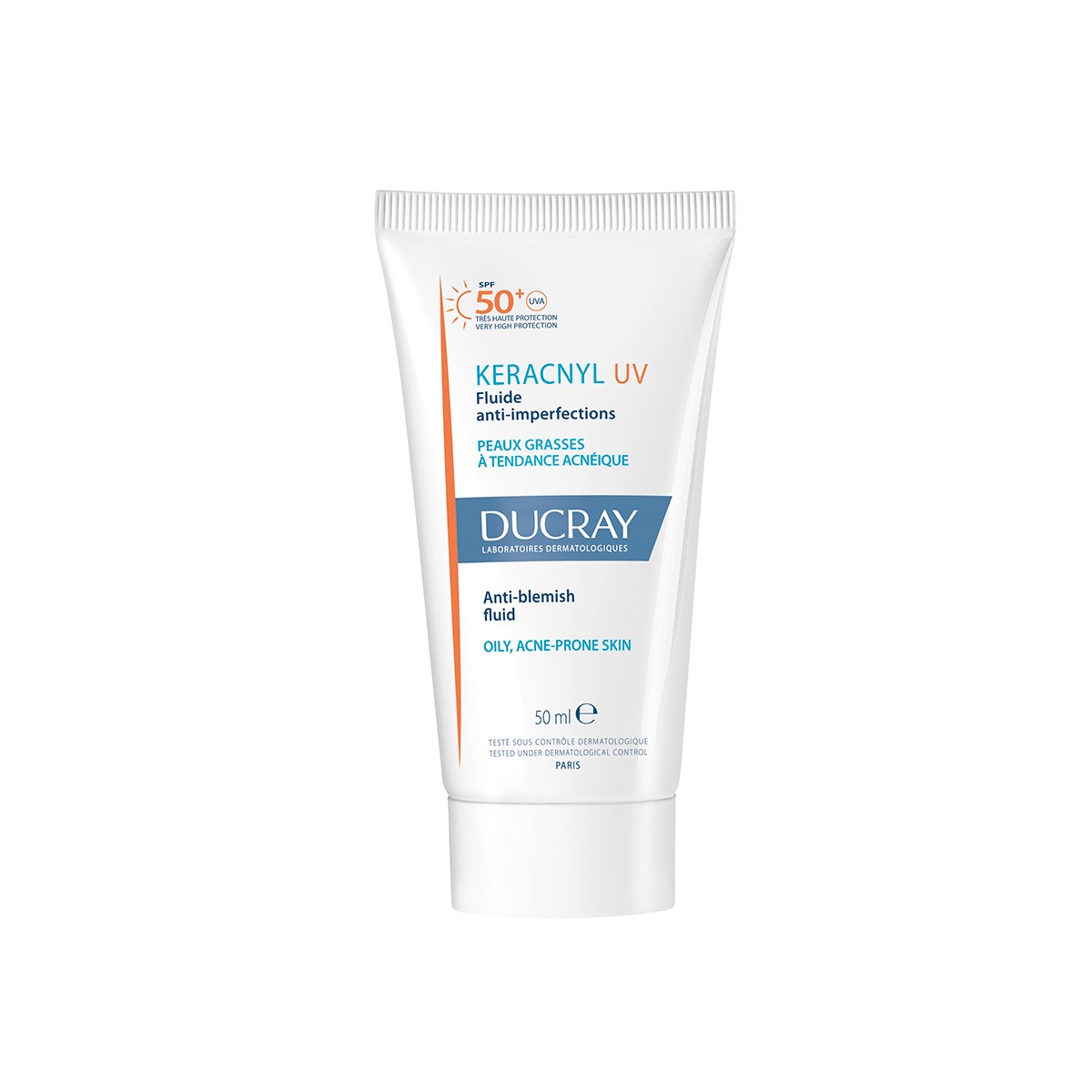 Ducray keracnyl fluido antiimperfecciones SPF-50 Imagen de Ducray keracnyl fluido antiimperfecciones SPF-50