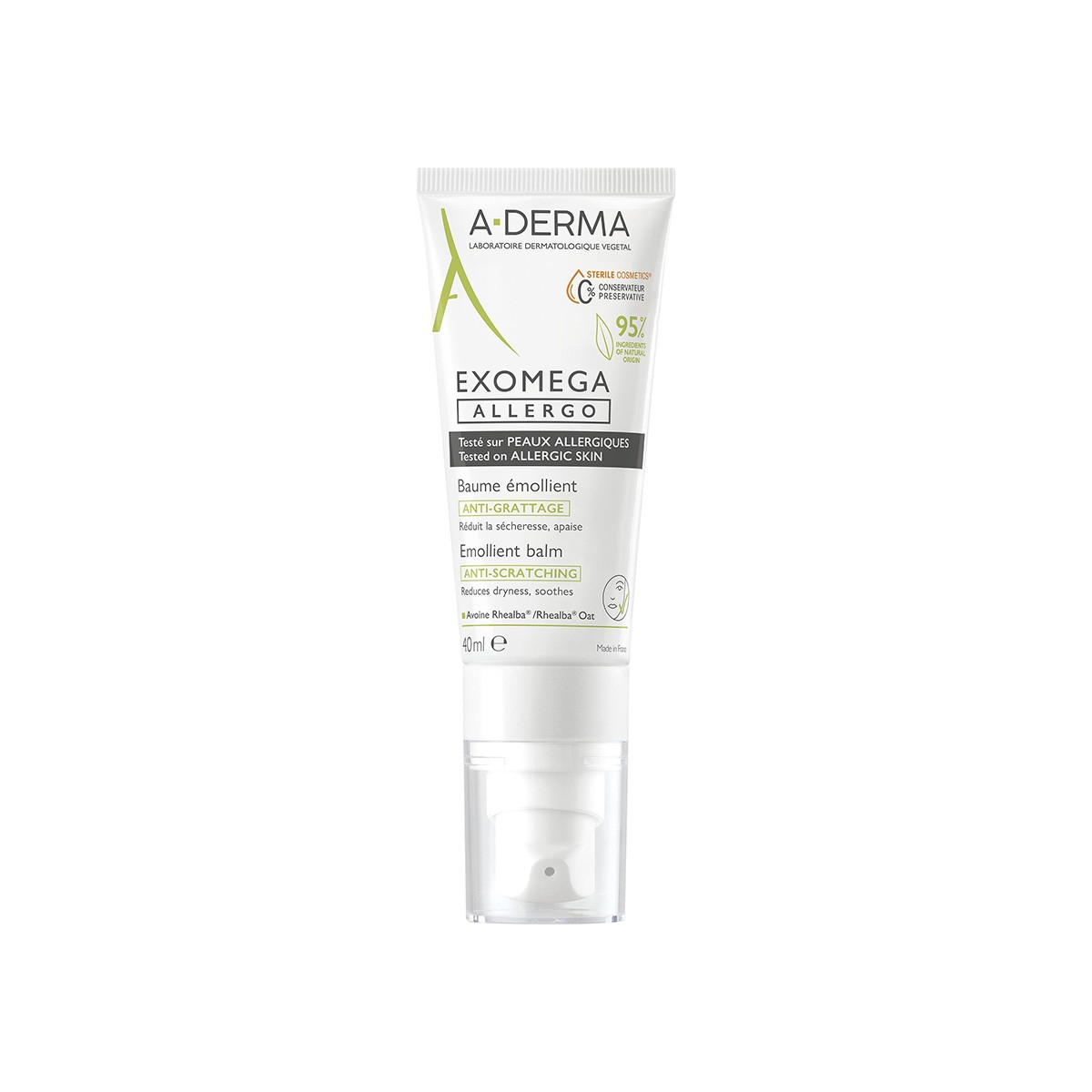 Aderma exomega allergo 40ml Imagen de Aderma exomega allergo 40ml