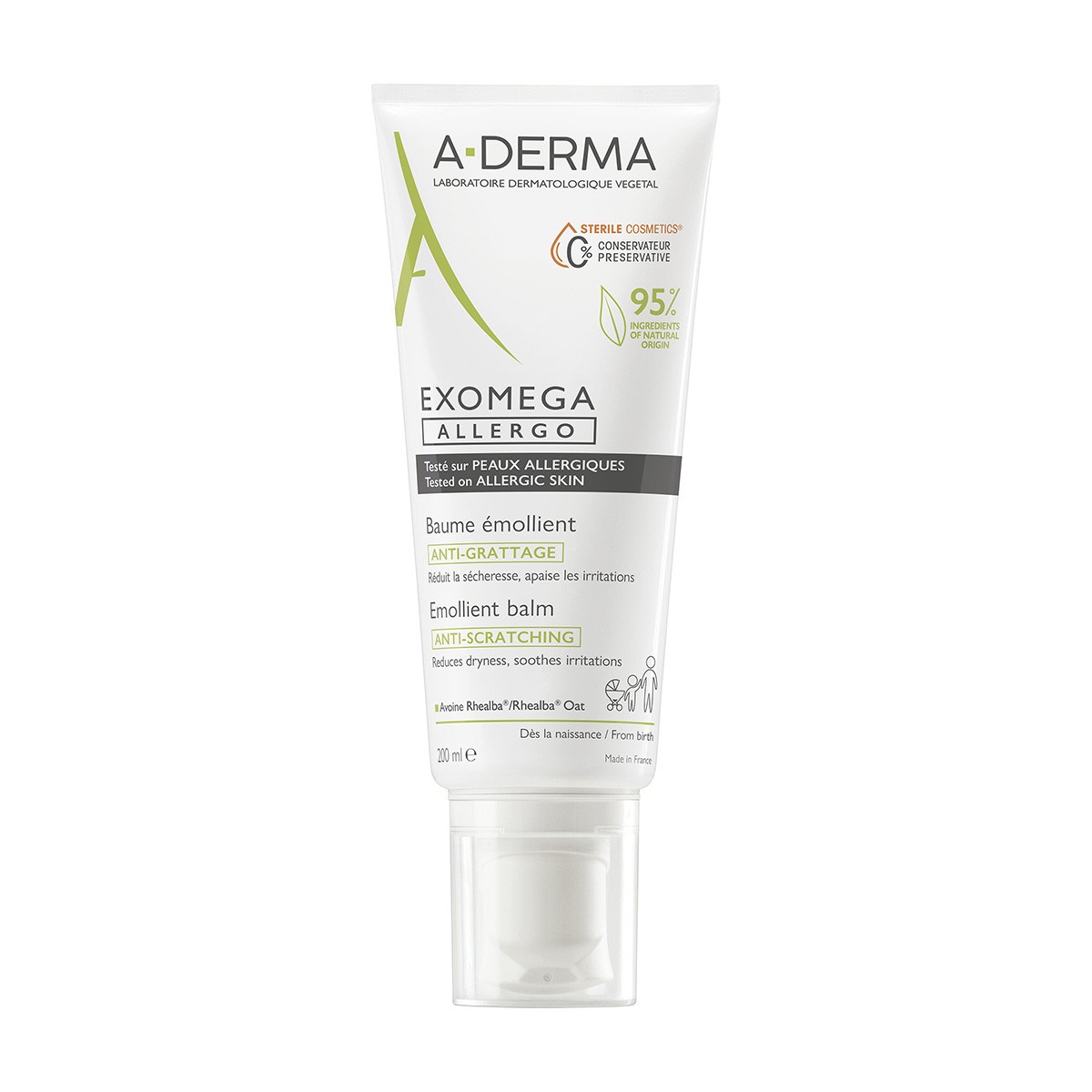 Aderma exomega allergo 200ml Imagen de Aderma exomega allergo 200ml