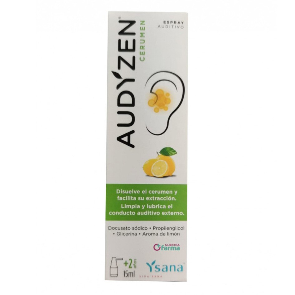 Ysana Audyzen spray para el cerumen 15ml Imagen de Ysana Audyzen spray para el cerumen 15ml