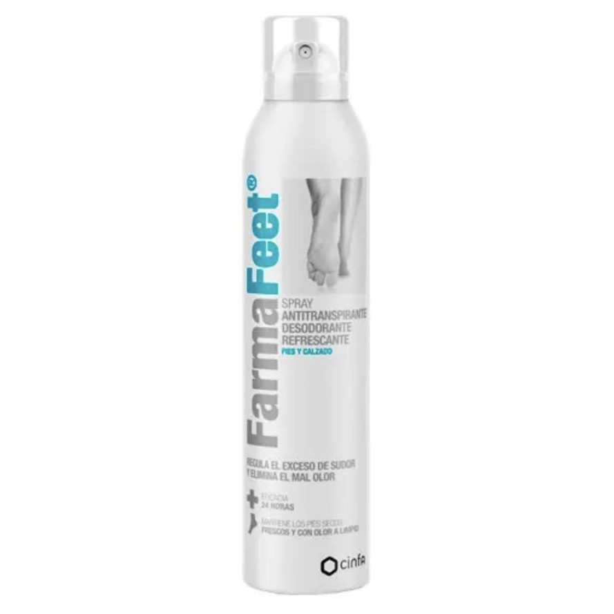 Farmafeet spray antitanspirante pies 150ml Imagen de Farmafeet spray antitanspirante pies 150ml