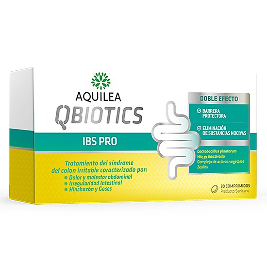 Aquilea Qbiotics IBS para colon irritable 30 comprimidos Imagen de Aquilea Qbiotics IBS para colon irritable 30 comprimidos