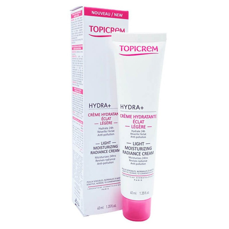 Topicrem hydra+ hidratante iluminadora 40ml Imagen de Topicrem hydra+ hidratante iluminadora 40ml