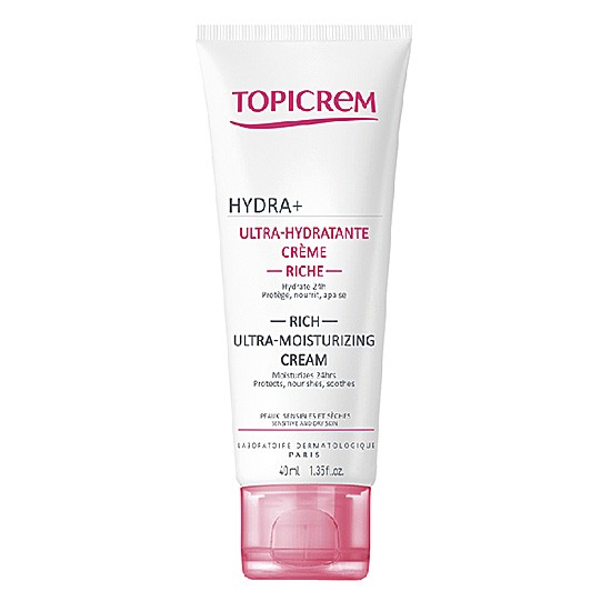Topicrem hydra+ hidratante iluminadora rica 40ml Imagen de Topicrem hydra+ hidratante iluminadora rica 40ml