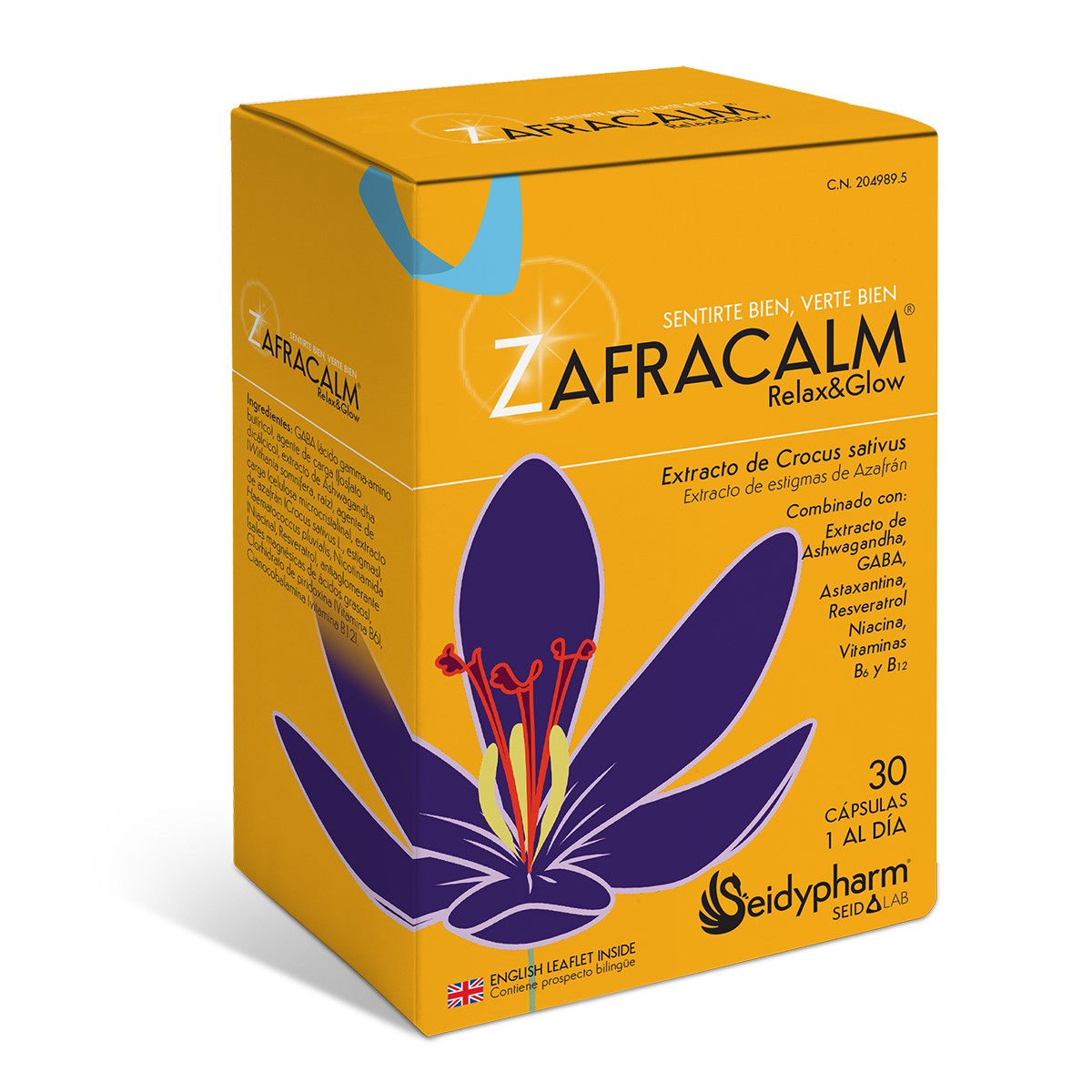 Zafracalm 30 cápsulas Imagen de Zafracalm 30 cápsulas