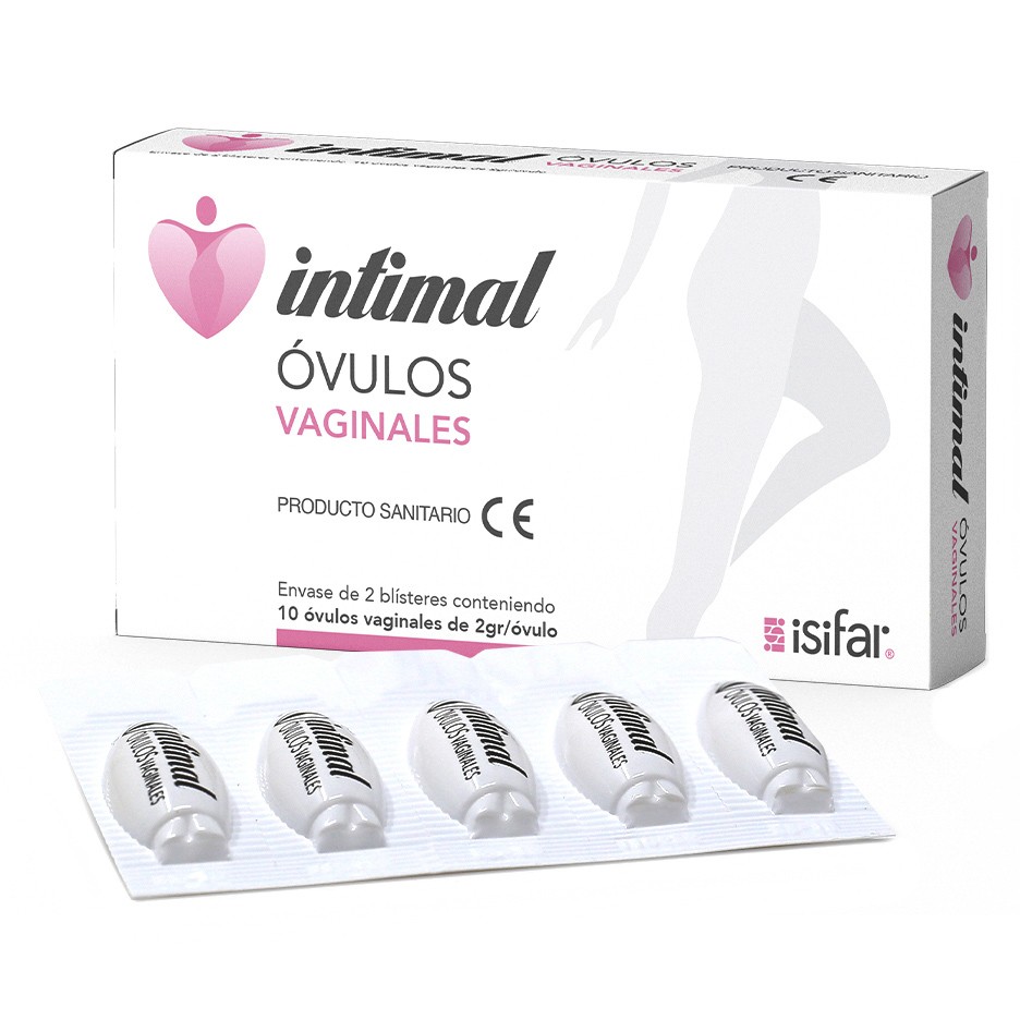 Intimal ovulos vaginales 10 unidades Imagen de Intimal ovulos vaginales 10 unidades