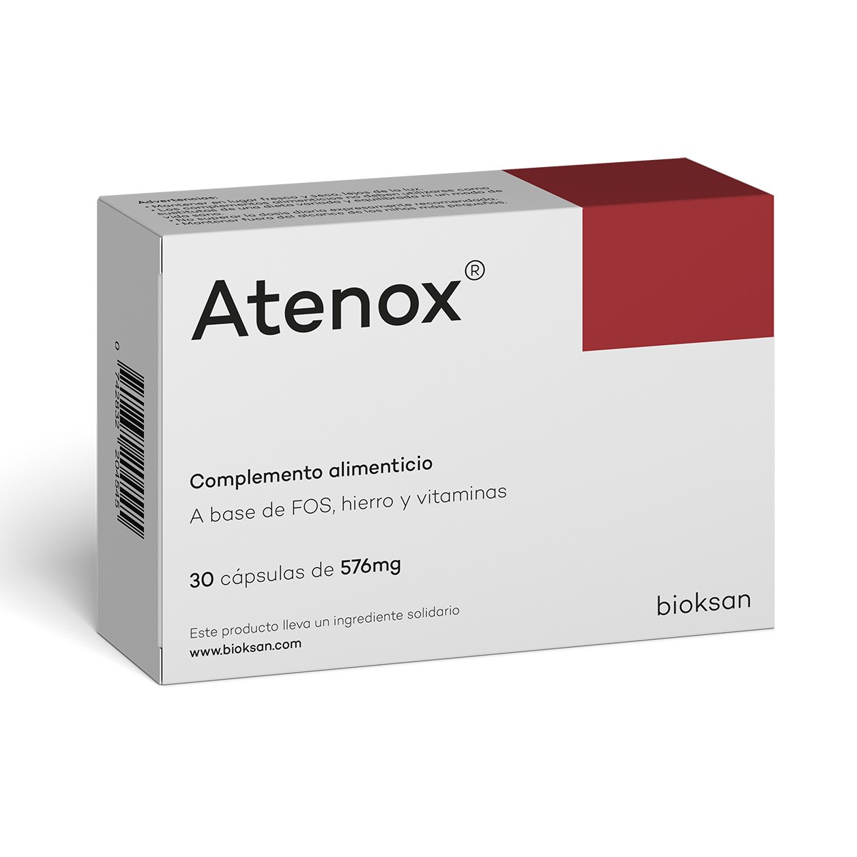 Bioksan Atenox 30 caps Imagen de Bioksan Atenox 30 caps