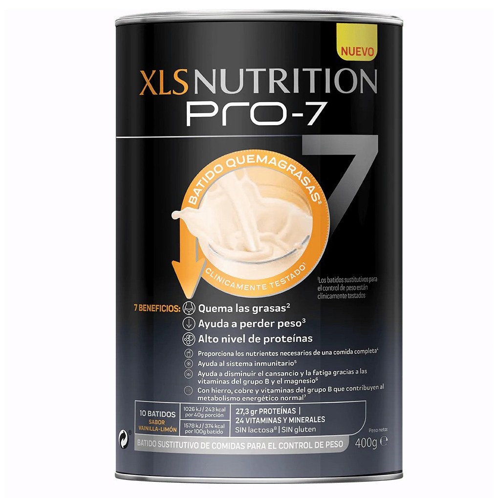 xls nutrition pro 7 batido 400g Imagen de xls nutrition pro 7 batido 400g