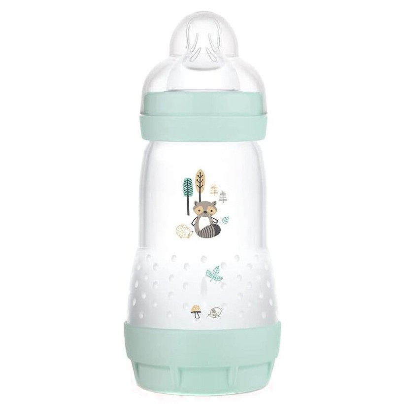 Mam baby biberón anti-cólico matt azul 260ml Imagen de Mam baby biberón anti-cólico matt azul 260ml