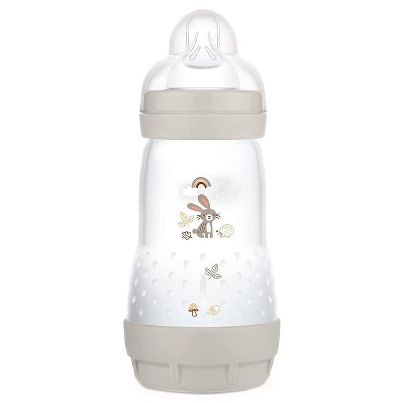 Mam baby biberón anti-cólico matt neutro 260ml Imagen de Mam baby biberón anti-cólico matt neutro 260ml