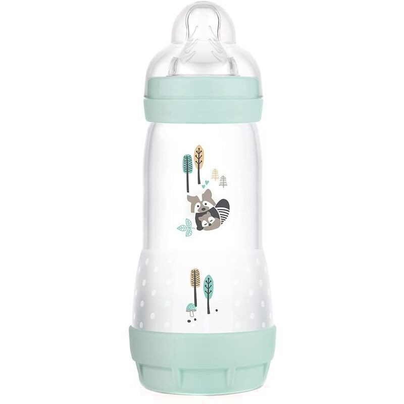 Mam baby biberón anti-cólico matt azul 320ml Imagen de Mam baby biberón anti-cólico matt azul 320ml