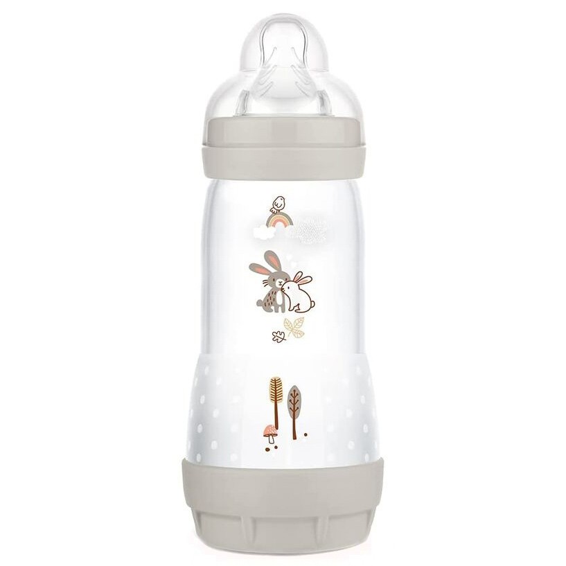 Mam baby biberón anti-cólico matt neutro 320ml Imagen de Mam baby biberón anti-cólico matt neutro 320ml
