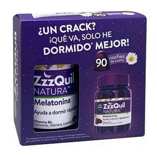 Zzzquil Natura Melatonina 90u Imagen de Zzzquil Natura Melatonina 90u