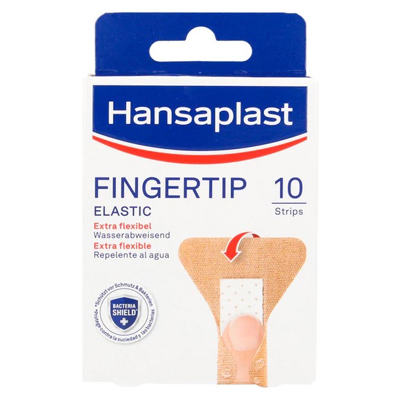 Hansaplast fingertip elastic 10u Imagen de Hansaplast fingertip elastic 10u