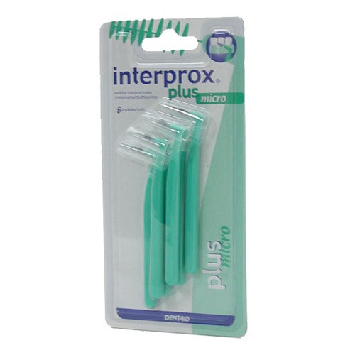 CEPILLO INTERPROX PLUS MICRO 6 UI. Imagen de CEPILLO INTERPROX PLUS MICRO 6 UI.
