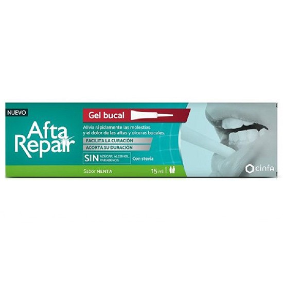 Afta Repair gel con sabor a menta 15ml Imagen de Afta Repair gel con sabor a menta 15ml