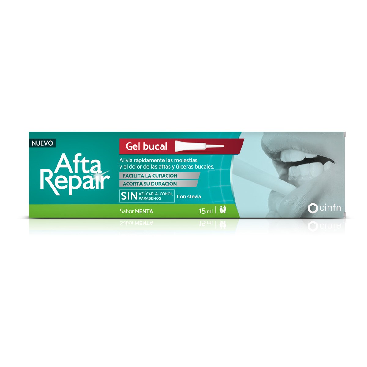 Imagen de Afta Repair gel con sabor a menta 15ml