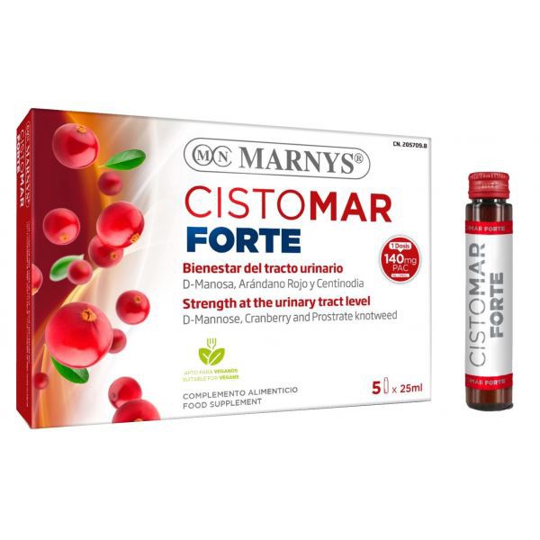 Cistomar Forte 5 viales 25ml Imagen de Cistomar Forte 5 viales 25ml
