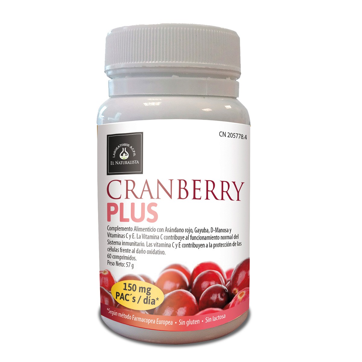 El Naturalista Cranberry plus 60 comprimidos Imagen de El Naturalista Cranberry plus 60 comprimidos