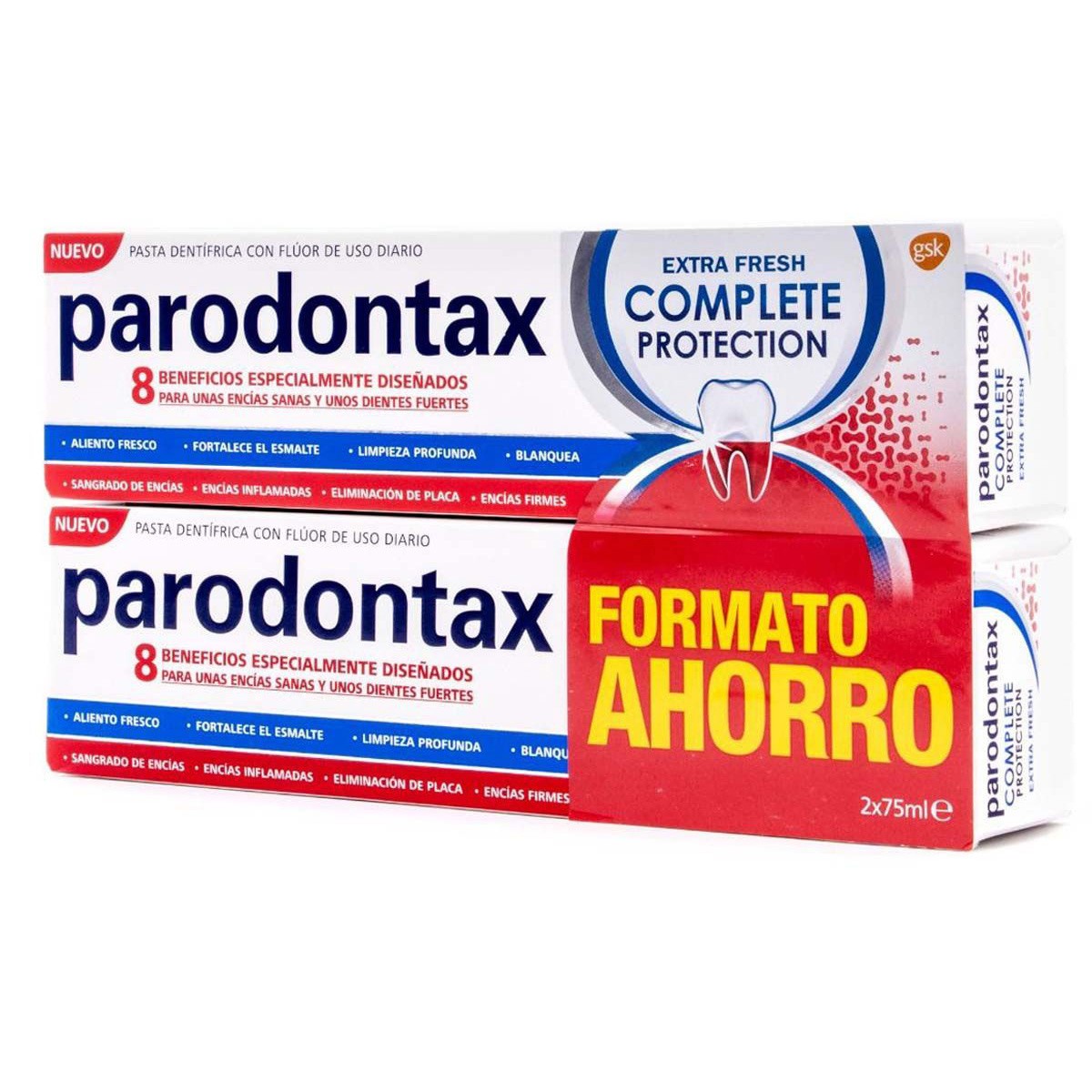 Parodontax complete 2x75ml duplo Imagen de Parodontax complete 2x75ml duplo