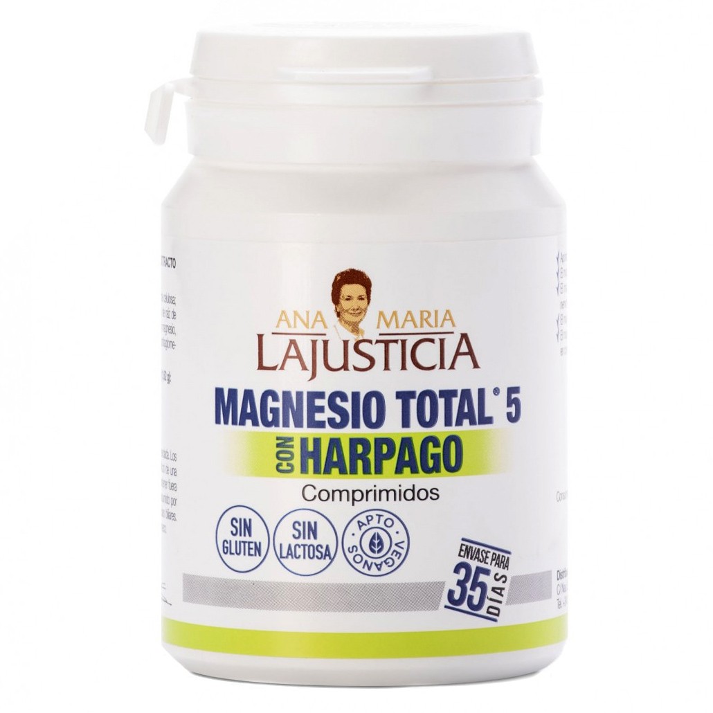 Ana maria la justicia magnesio total 5 con harpagofito 70 comprimidos Imagen de Ana maria la justicia magnesio total 5 con harpagofito 70 comprimidos