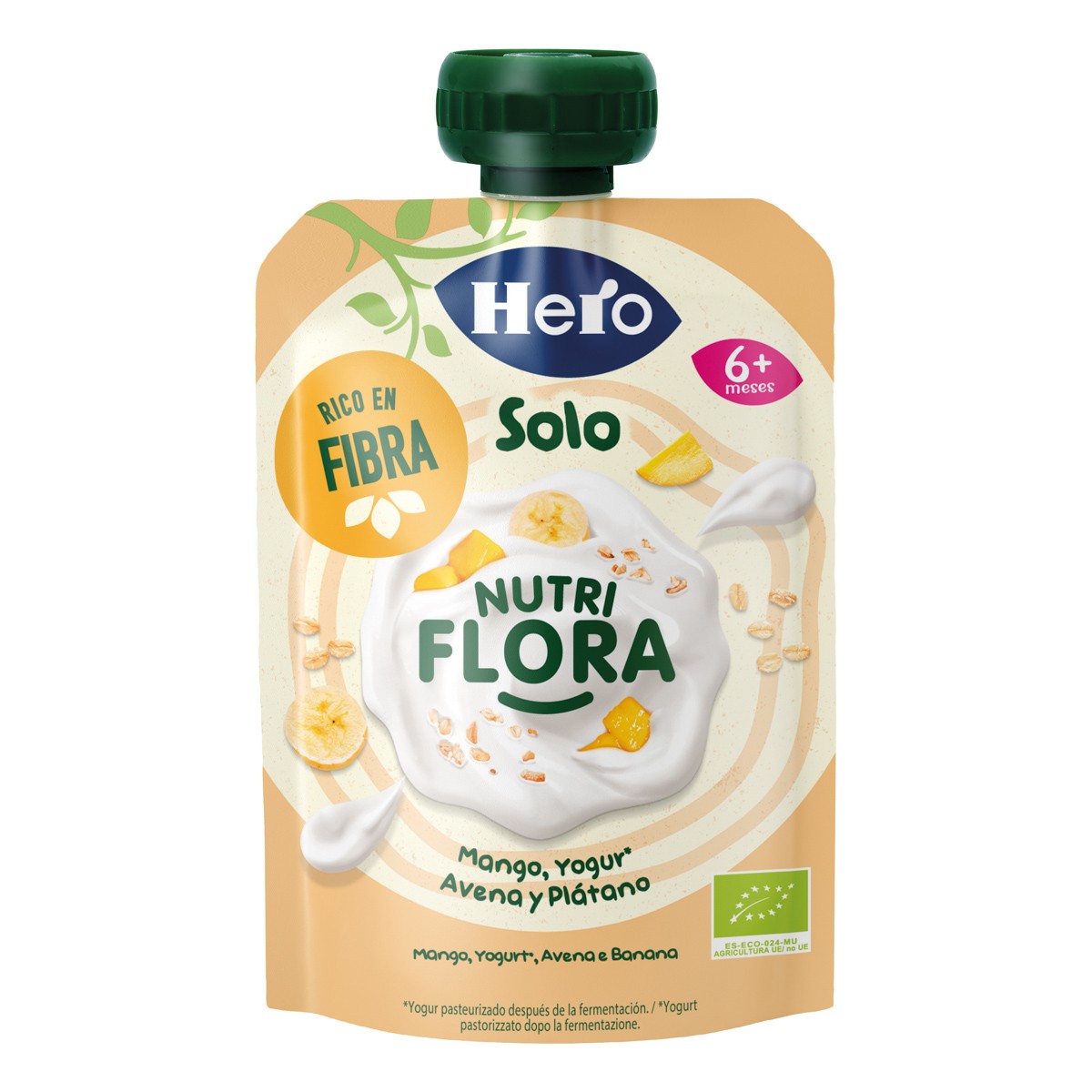 Hero bolsita Solo de Mango, Yogur, Plátano Y Avena Imagen de Hero bolsita Solo de Mango, Yogur, Plátano Y Avena
