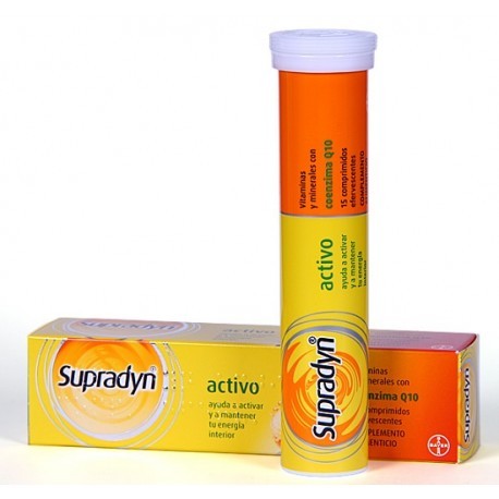 Supradyn activo 15 comp. efervescentes
Imagen de Supradyn activo 15 comp. efervescentes