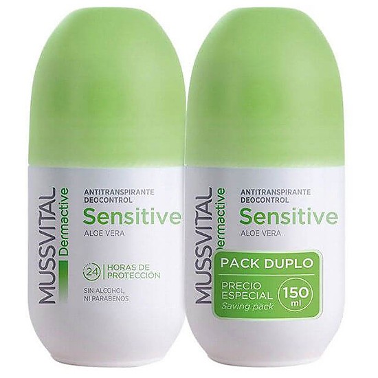 Mussvital Botanics pack desodorante sensible 75ml x 2u Imagen de Mussvital Botanics pack desodorante sensible 75ml x 2u