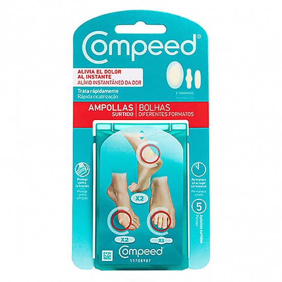 Compeed pack ampollas mixtas 3 tamaños10u Imagen de Compeed pack ampollas mixtas 3 tamaños10u