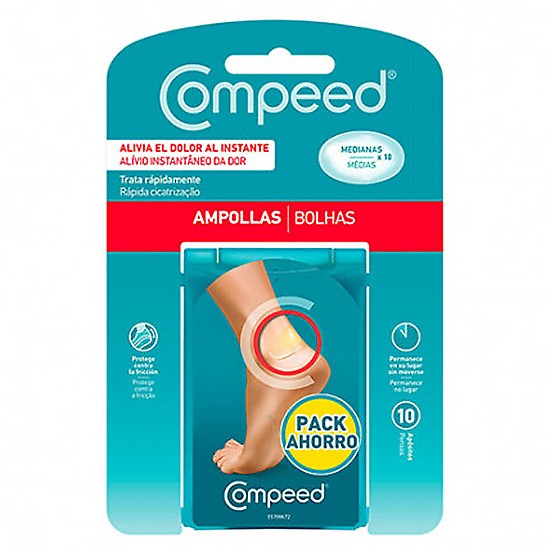 Compeed ampollas medianas pack ahorro 10u Imagen de Compeed ampollas medianas pack ahorro 10u
