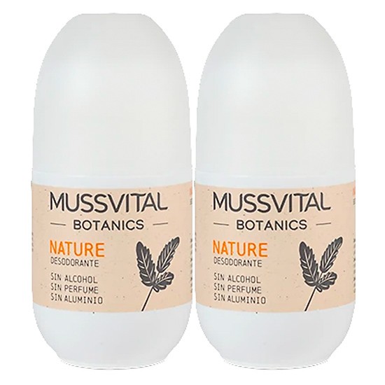 Mussvital Botanics Nature desodorante duplo 75ml+75ml Imagen de Mussvital Botanics Nature desodorante duplo 75ml+75ml