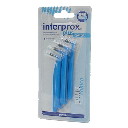 CEPILLO INTERPROX PLUS CONICO 6 UI. Imagen de CEPILLO INTERPROX PLUS CONICO 6 UI.