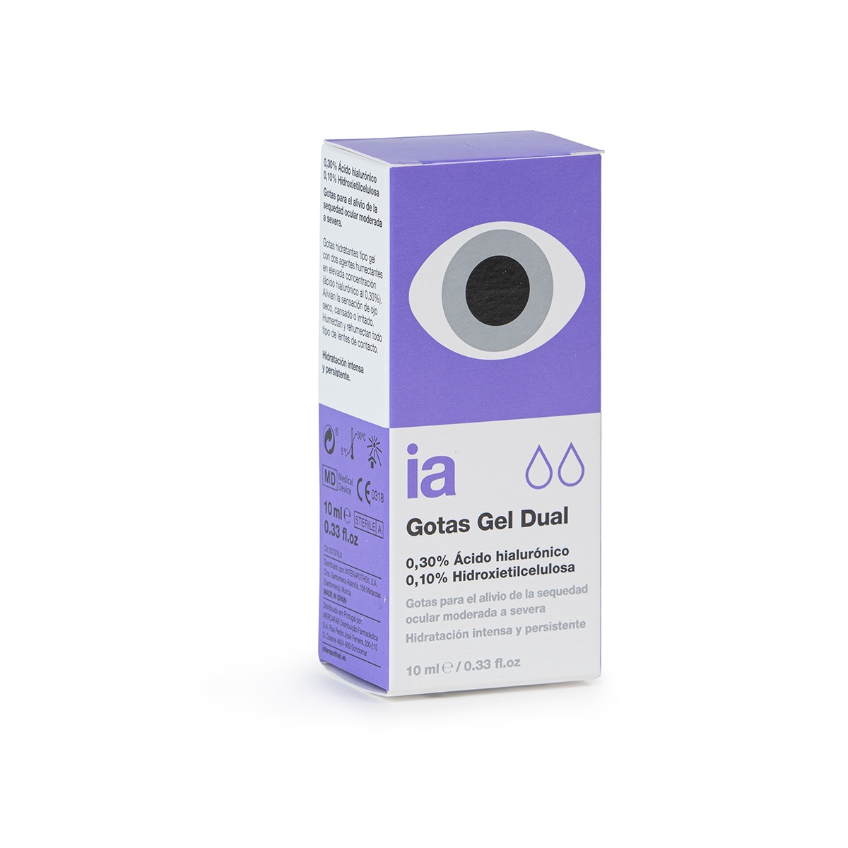 Interapothek gotas oftálmicas con doble humectación 0,30% ácido
hialuronico 10ml Imagen de Interapothek gotas oftálmicas con doble humectación 0,30% ácido
hialuronico 10ml