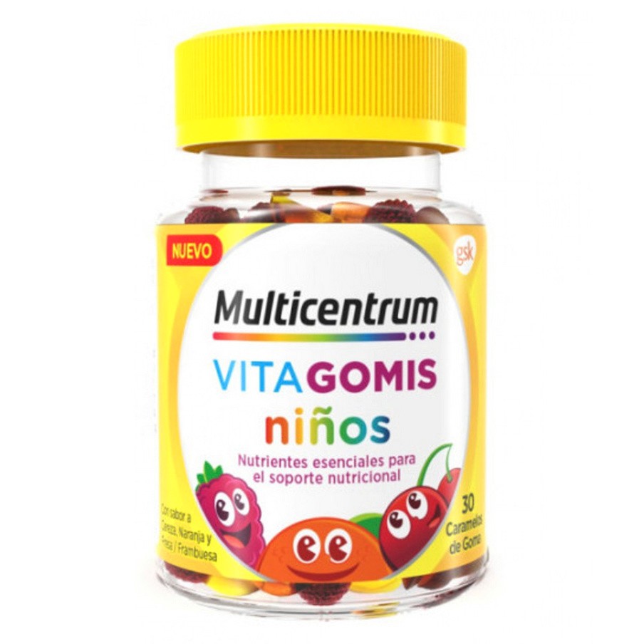 Multicentrum vitagomis niños 30 caramelos Imagen de Multicentrum vitagomis niños 30 caramelos
