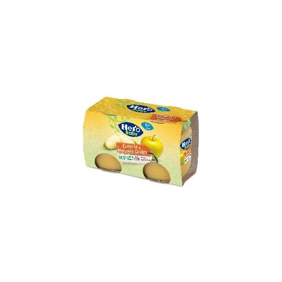 Hero Baby Compota de Manzana 2x120gr Imagen de Hero Baby Compota de Manzana 2x120gr