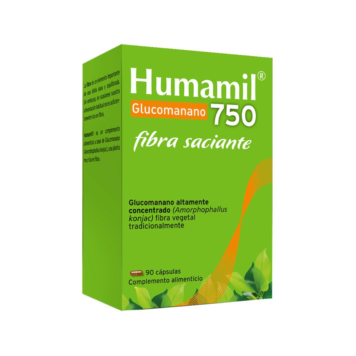 Humamil 750mg 90 cápsulas Imagen de Humamil 750mg 90 cápsulas